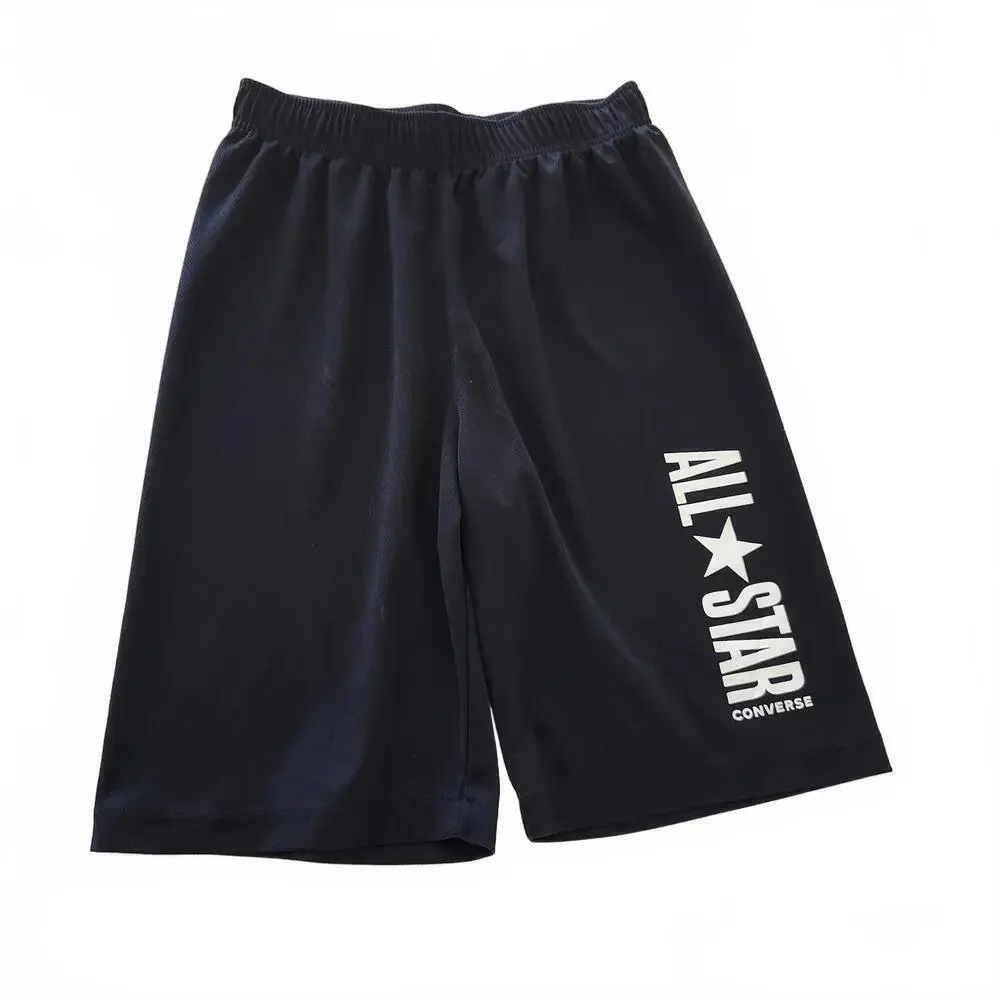 Converse Boys' Black All Star Casual Shorts Size XL
